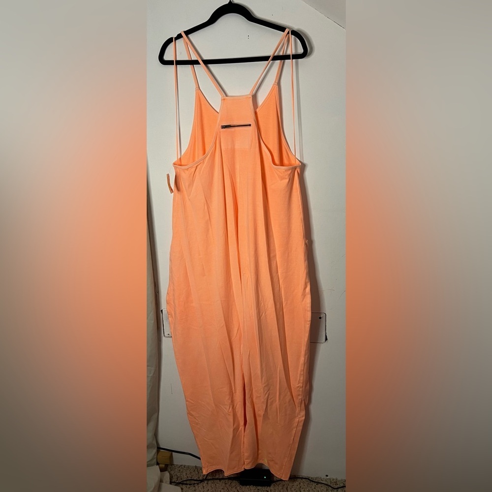 Free People Movement Hot Shot Onesie in Pastel Peach Size Small NWT - Picture 4 of 8
